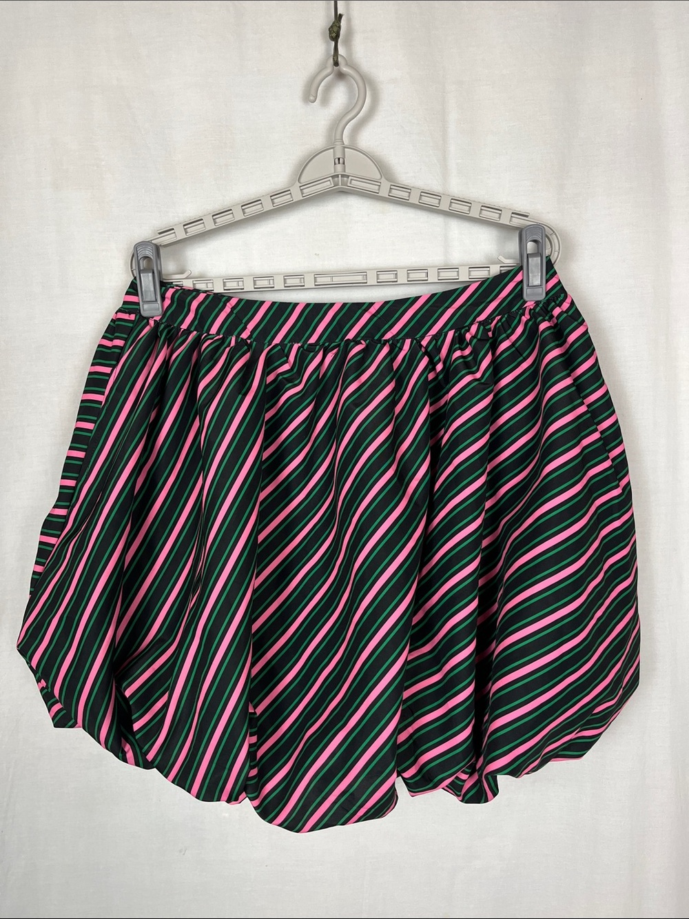 NWT Wicked Paul Tazewell Pink and Green Bubble Mini Skirt